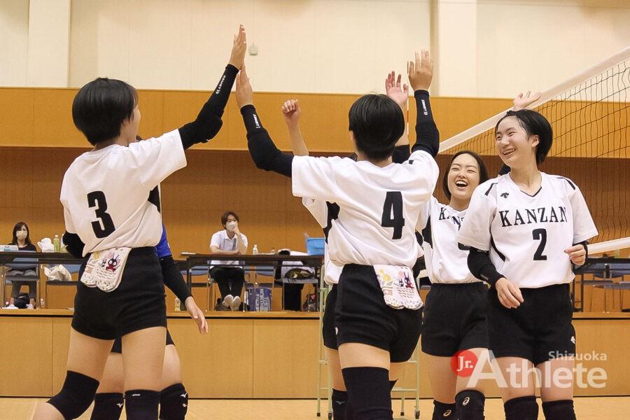中体連2022】バレーボール女子 準決勝 観山中 vs 清水一中 | ジュニア