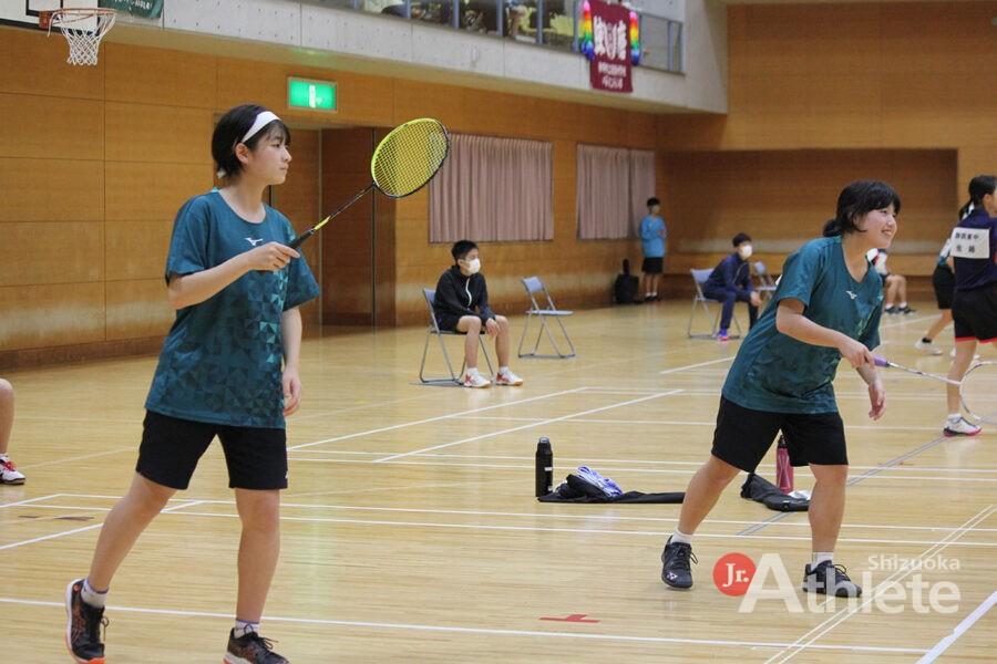 令和4年度 静岡市民バドミントン大会中学生の部 ジュニアアスリート静岡