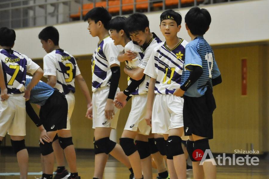 中体連2023】男子バレー決勝 静岡大成 vs 籠上 | ジュニアアスリート静岡