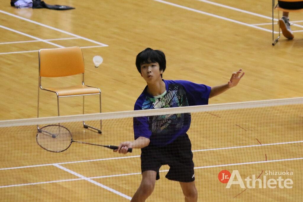 【新人戦2023】バドミントン：男子 ジュニアアスリート静岡