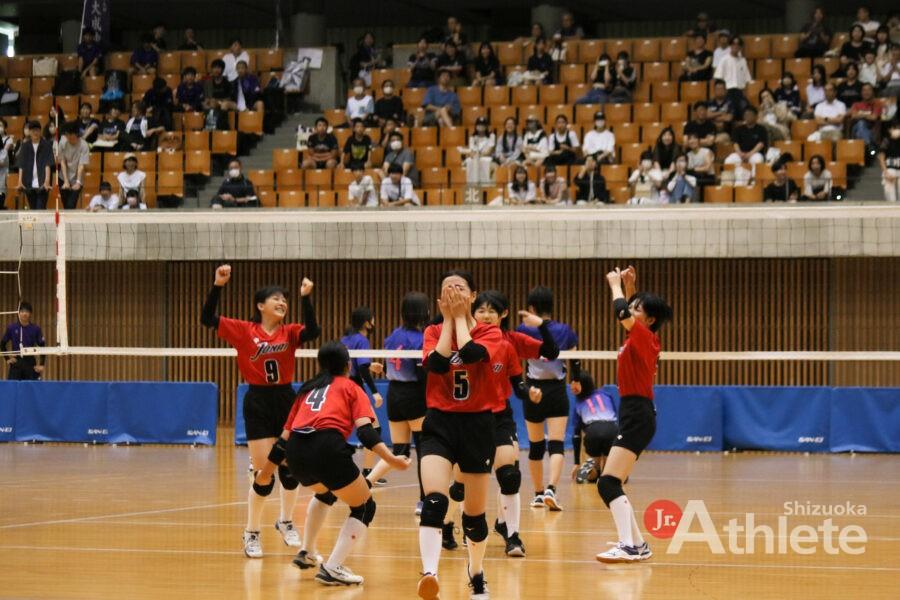 中体連2024】女子バレーボール：城内 vs 観山 | ジュニアアスリート静岡