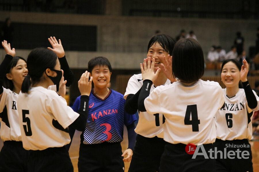 中体連2024】女子バレーボール：観山 vs 東豊田 | ジュニアアスリート静岡