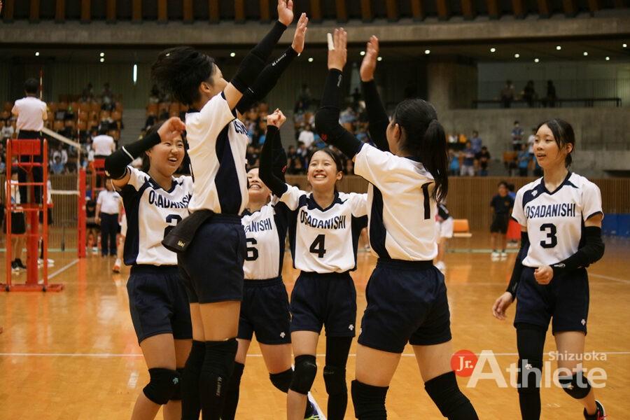 中体連2025】女子バレーボール：籠上 vs 長田西 | ジュニアアスリート静岡